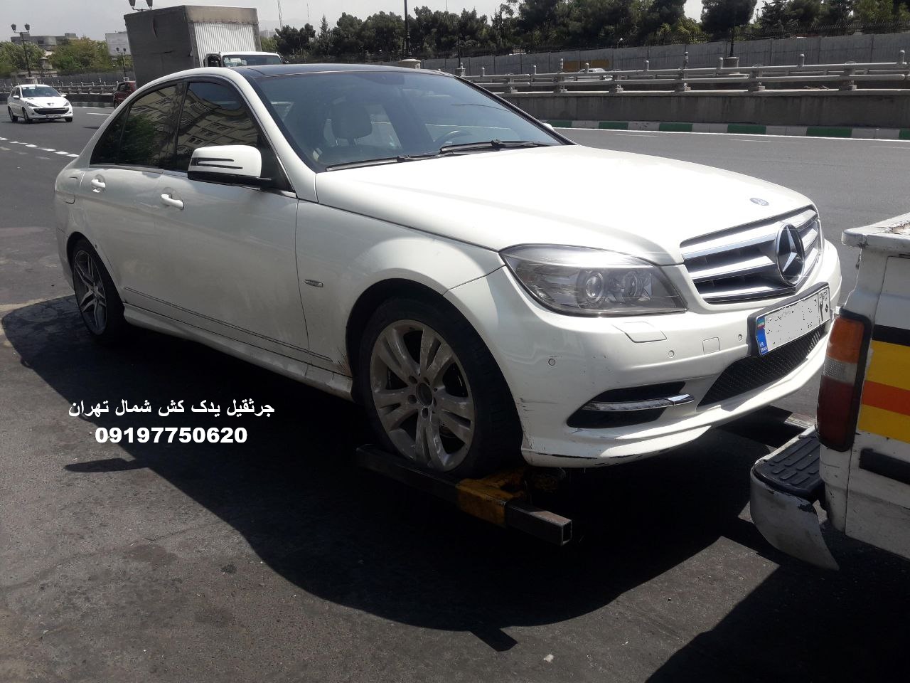 جرثقیل یدک کش شمال تهران